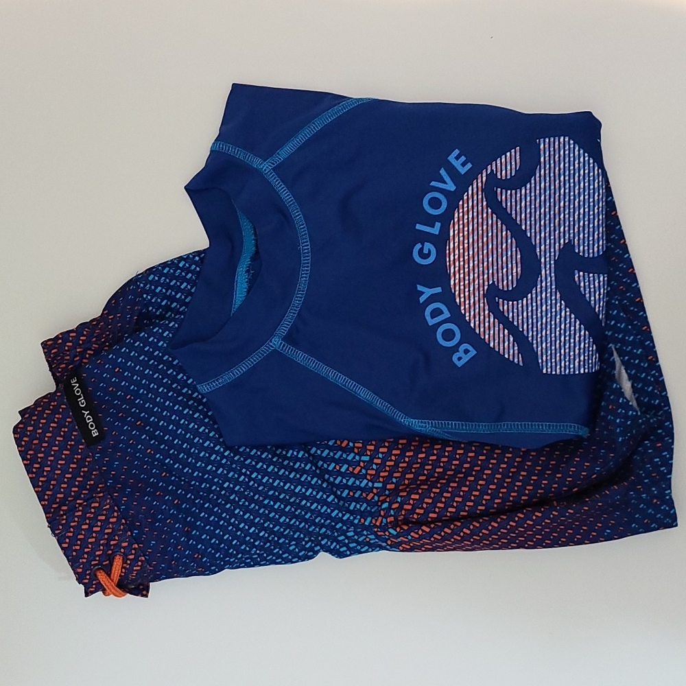 Bodyglove Boys Swim Shorts and Rash Guard Set